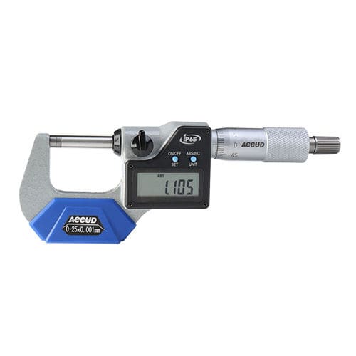 Micrômetro externo - 313 series - Accud Co. Ltd - digital / com clique / IP65