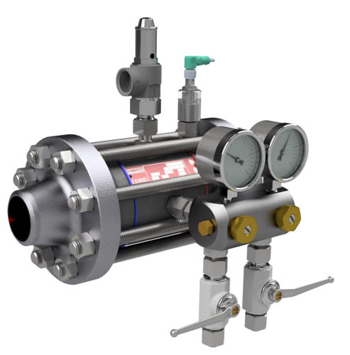 Válvula de segurança para água quente - SV 422 - Heat Group - em aço inoxidável / em EPDM / flangeada