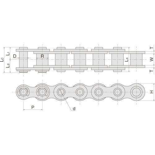 Corrente de eixo oco - SL HP - Sugiyama Chain Co., Ltd. - de transmissão / em aço / ANSI