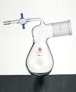 Frasco com fundo redondo - D133424  - Synthware glass - em vidro / para laboratório