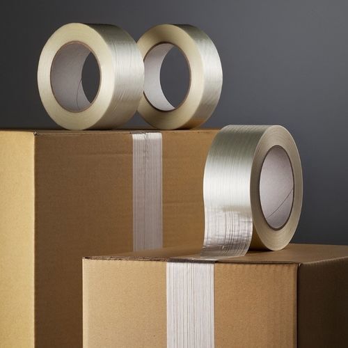 Fita adesiva reforçada com fibra - FR01 - Symbio, Inc - de vedação / de empacotamento / de fixação