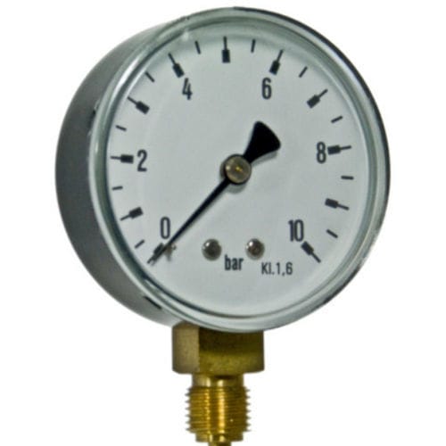 Manômetro com mostrador analógico - PMR02 series - PKP PROZESSMESSTECHNIK GMBH - com rosca / em aço inoxidável / em latão