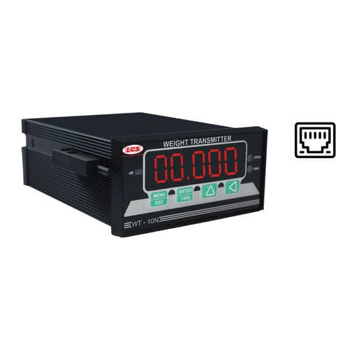 Transmissor de pesagem analógico - WT-10N-ETH - LCS Controls Private Limited - ModBUS RTU / Ethernet