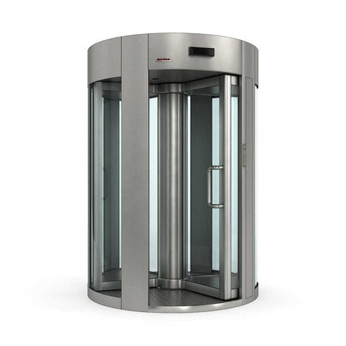 Porta giratória - Rotant IV - Saima Sicurezza SpA - em aço / com vidro / para ambiente interno