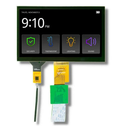 Módulo de visualização TFT LCD - HG070WS049T02 - Shenzhen Hongguang Display Co., Ltd - IPS / com tela sensível ao toque capacitiva / em cores