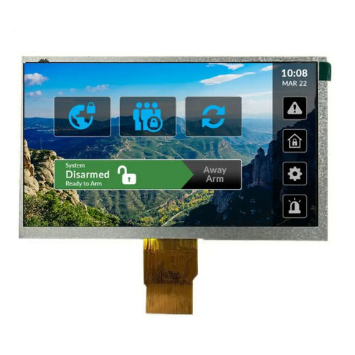 Módulo de visualização 7" - HG070WS002 - Shenzhen Hongguang Display Co., Ltd - TFT LCD / TN / com tela sensível ao toque capacitiva