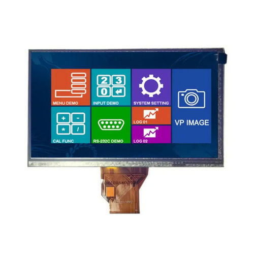 Módulo de visualização TFT LCD - HG070WV037R01 - Shenzhen Hongguang Display Co., Ltd - TN / com tela sensível ao toque resistiva / 800 x 480