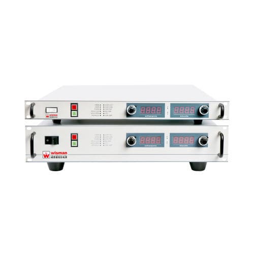 Fonte de alimentação elétrica para montagem em rack - DC series  - Wisman High Voltage Power Supply - CA/CC / com proteção contra curto-circuitos / com proteção contra sobrecorrente