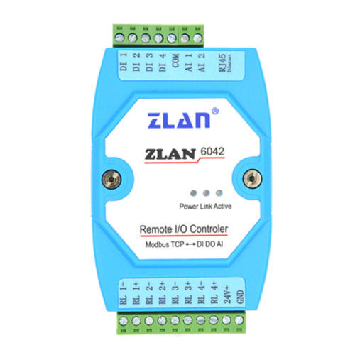 Módulo E/S digital - ZLAN6042 - Shanghai ZLAN Information Technology Co.,Ltd - analógico / Ethernet / ModBUS RTU