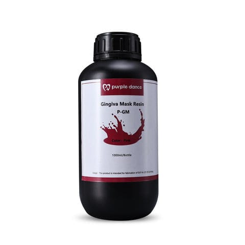 Resina para impressora 3D rosa - P-GM - Shenzhen Purple Dance Technology Co., Ltd. - odontológica