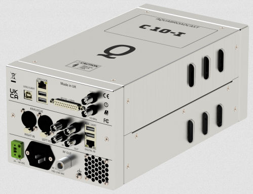 Transmissor de rádio FM - Cobalt C10-I - Aqua Broadcast Limited - Ethernet / GPS / USB
