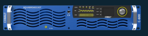 Transmissor de rádio FM - Cobalt C-600 - Aqua Broadcast Limited - Ethernet / GPS / USB