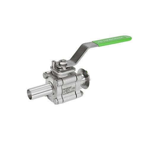 Válvula de esfera flutuante - L47 - HABONIM - de alavanca / com desviador / de purga