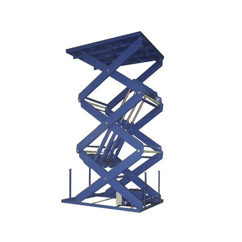 Mesa elevatória de tesoura tripla - ETW 3 series - SANTSAI MACHIENRY - elétrica / estacionária / para cargas pesadas