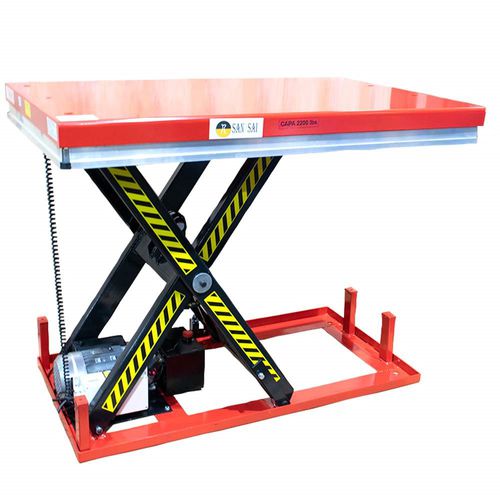 Mesa elevatória tipo tesoura - ET1001 - SANTSAI MACHIENRY - hidráulica / estacionária / para cargas pesadas
