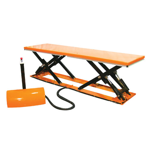 Mesa elevatória de dupla tesoura - ETYY 1501/3001 - SANTSAI MACHIENRY - de tesouras em linha / de quatro tesouras / elétrica
