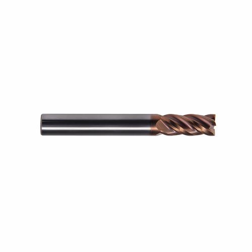 Fresa com hélice irregular - H4 series - DueCi SRL - com raio / toroidal / em carboneto sólido