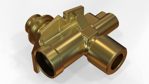 Serviço de usinagem: torneamento tipo suíço de conexões - Dainichi Manufacturing Co., Ltd. - latão / cobre / industrial