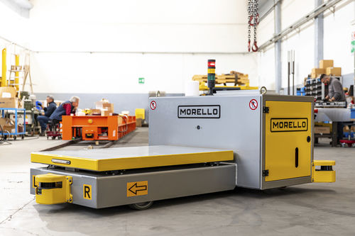 AGV de movimentação - Navigation AGV CAR - MORELLO USA - de transferência / de carregamento / para paletes
