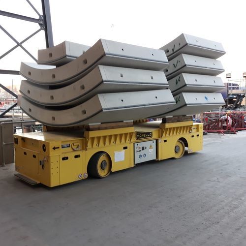 AGV de movimentação - SGAI and OMNI Transporter - MORELLO USA - de transporte / para cargas pesadas / elétrico