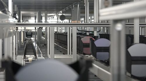 Sistema transportador transportador - Fabmatics GmbH - automático