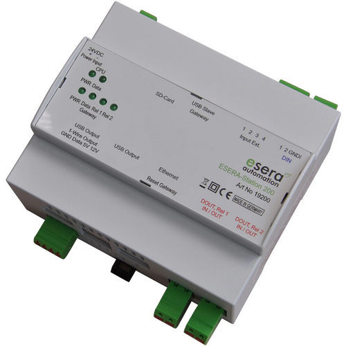 Módulo de controle industrial - Station 200 - ESERA-GmbH - RS485 / com E/S integradas