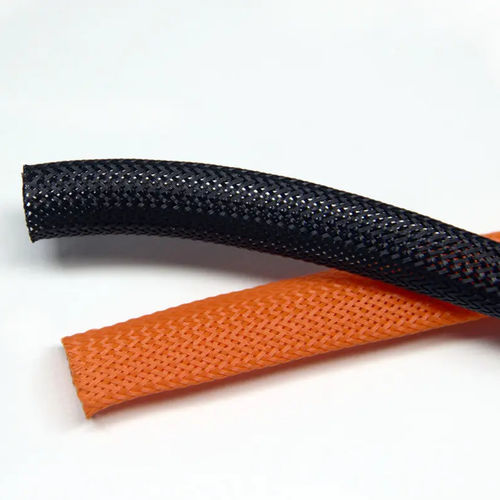 Espaguete tubo de proteção - SPANDOFLEX® PET022 - BONSING CORPORATION LIMITED - de isolamento térmico / trançado / para feixe de cabos