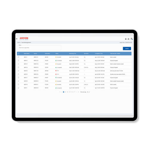 Software de gestão - Movect - Addverb - de monitoramento / de controle / de planejamento