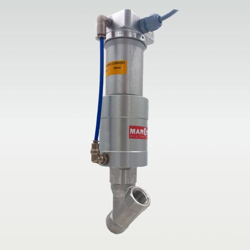 Válvula de pistão - SRT M - MAROS Engineering - com acionamento pneumático / de controle / de regulação de fluxo