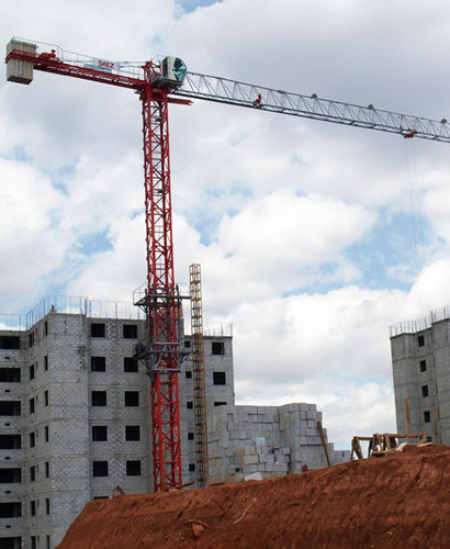 Guindaste montado em caminhão - TL 55 5T - Gruas Saez - com torre / para obras / para edifícios