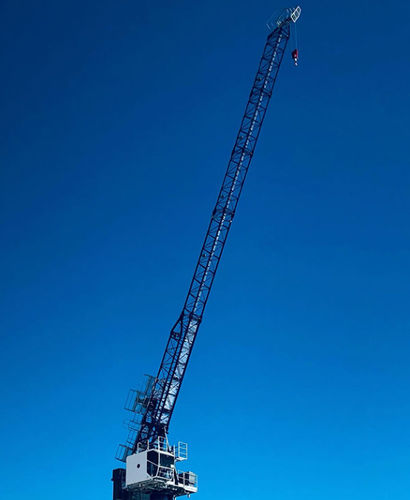 Guindaste montado em caminhão - SLH 70.4 - Gruas Saez - com lança elevatória / para obras / de elevação