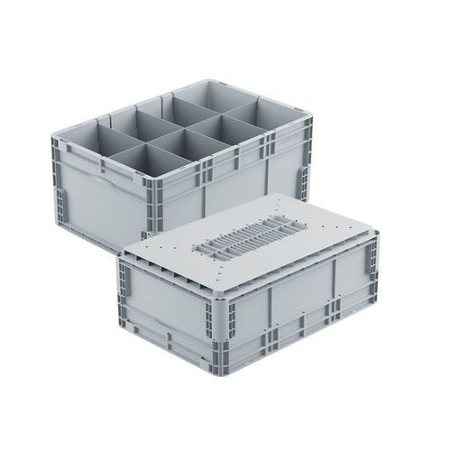 Caixa plástica - ST64 series - Logimarkt - de armazenamento / de transporte / vazada