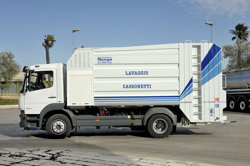 Lavador de contêineres de carregamento lateral - LONGO Euroservice SRL - automático