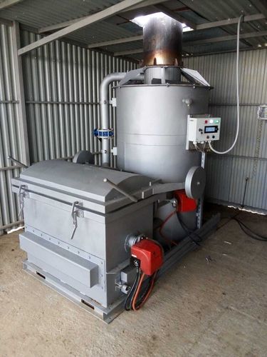Incinerador para resíduos industriais - В-300 - FEUPROM - para resíduos hospitalares / com forno rotativo / intermitente