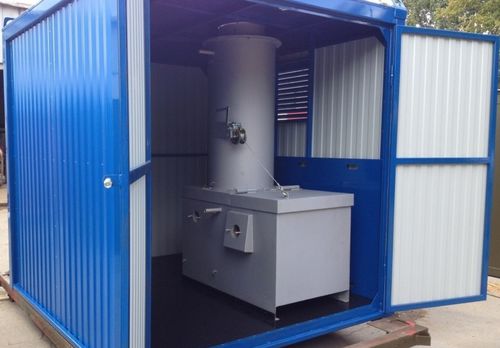 Incinerador para resíduos industriais - В-150 - FEUPROM - para resíduos hospitalares / com forno rotativo / intermitente