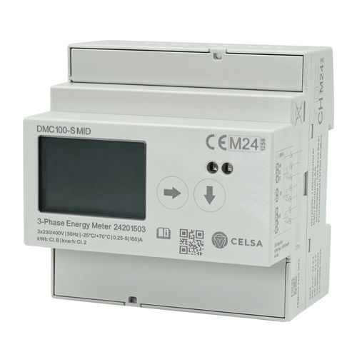 Medidor de energia elétrica trifásico - DMC100-S MID  - Celsa Messgeräte GmbH - para trilho DIN / RS-485 / MODBUS