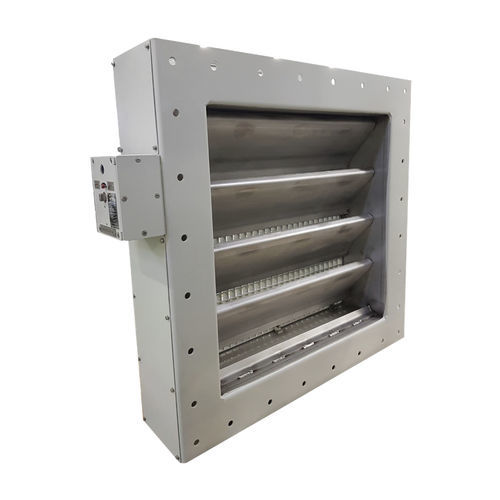 Grelha de ventilação metálica - BRD - Wozair - quadrada