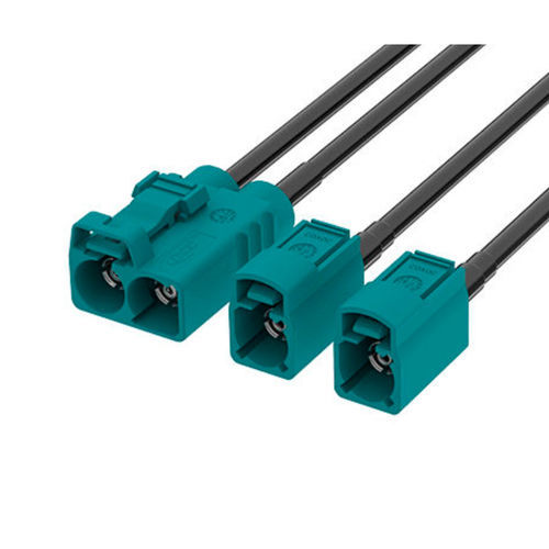 Cabo montado FAKRA - FR-1J2J-100X01 - ATTEND Technology Inc. - coaxial / breakout / para automóvel