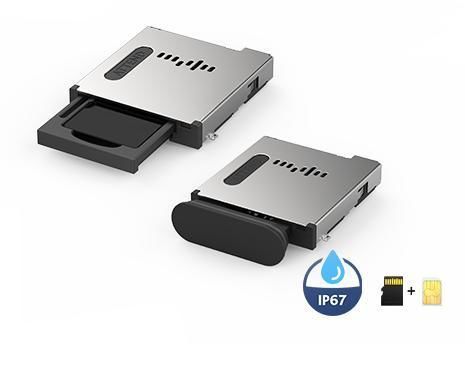 Conector híbrido - 115U-B210 - ATTEND Technology Inc. - de dados / para cartão micro SD / Socket