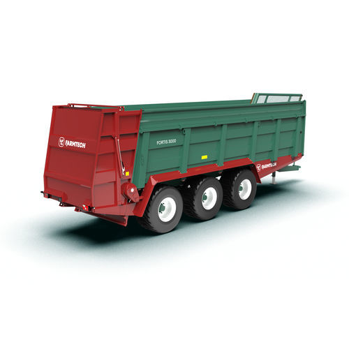 Carreta de perfis - Fortis 3000 - Farmtech - com 3 eixos / hidráulica