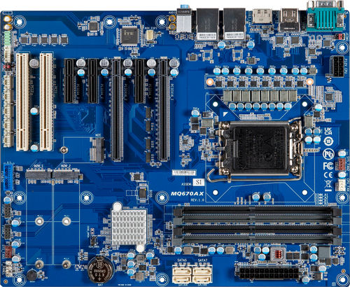 Placa-mãe ATX - ATX-Q670A - GIGAIPC - Intel® Celeron® / Intel® Pentium / Intel® Core i5