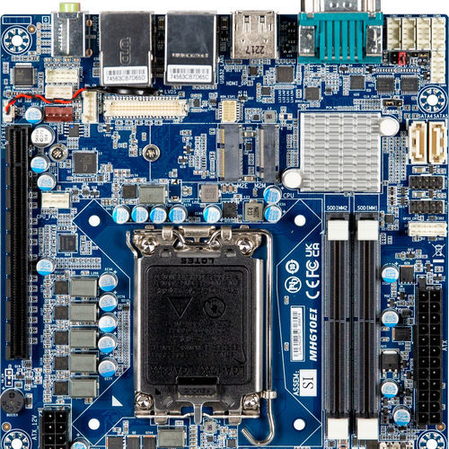 Placa-mãe mini-ITX - mITX-H610E - GIGAIPC - Intel® Celeron® / Intel® Pentium / Intel® Core i5