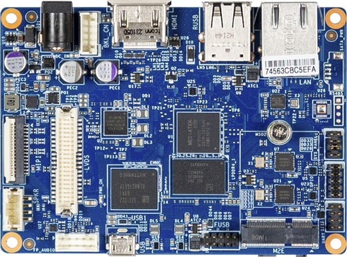 Placa-mãe Pico-ITX - PICO-G350A - GIGAIPC - Arm® Cortex®-A53 Quad-core / Intel® / LPDDR4