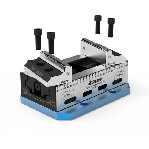 Morsa para máquina-ferramenta de 5 eixos - CNX series - Ozkayali Workholding and Spanntechnik - para usinagem de 5 eixos / em liga de aço