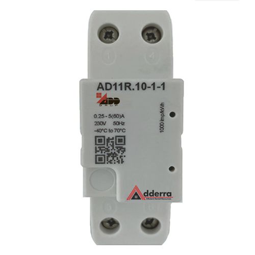 Medidor de energia elétrica monofásico - AD11R.10-1-1 - ADD Grup - para trilho DIN / 50 Hz / pré-pago