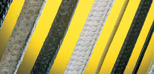 Gaxeta trançada em grafite - GRA 9000 HT - COLOMBO & C SPA - em PTFE / em fibra de aramida