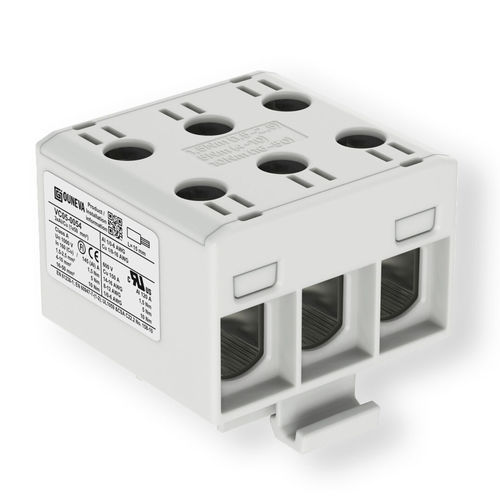 Borne de potência - VC05-0054 - ZELEC - para trilho DIN / com ligação de parafuso / isolado