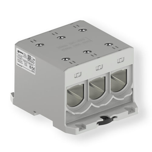 Borne de potência - VC05-0381 - ZELEC - para trilho DIN / com ligação de parafuso / isolado