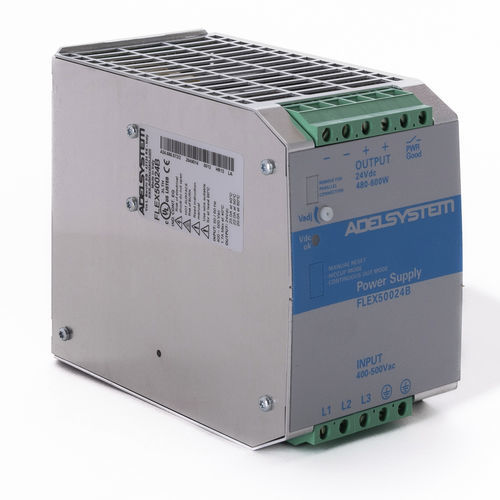 Fonte de alimentação elétrica estabilizada - FLEX50024B - ZELEC - para trilho DIN / CA/CC / monofásica