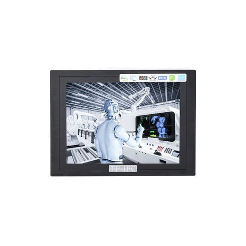 Monitor TFT-LCD - IDP-0800S series - TP-IPC - com tecnologia capacitiva projetada / com tela sensível ao toque resistiva com 5 fios / industrial